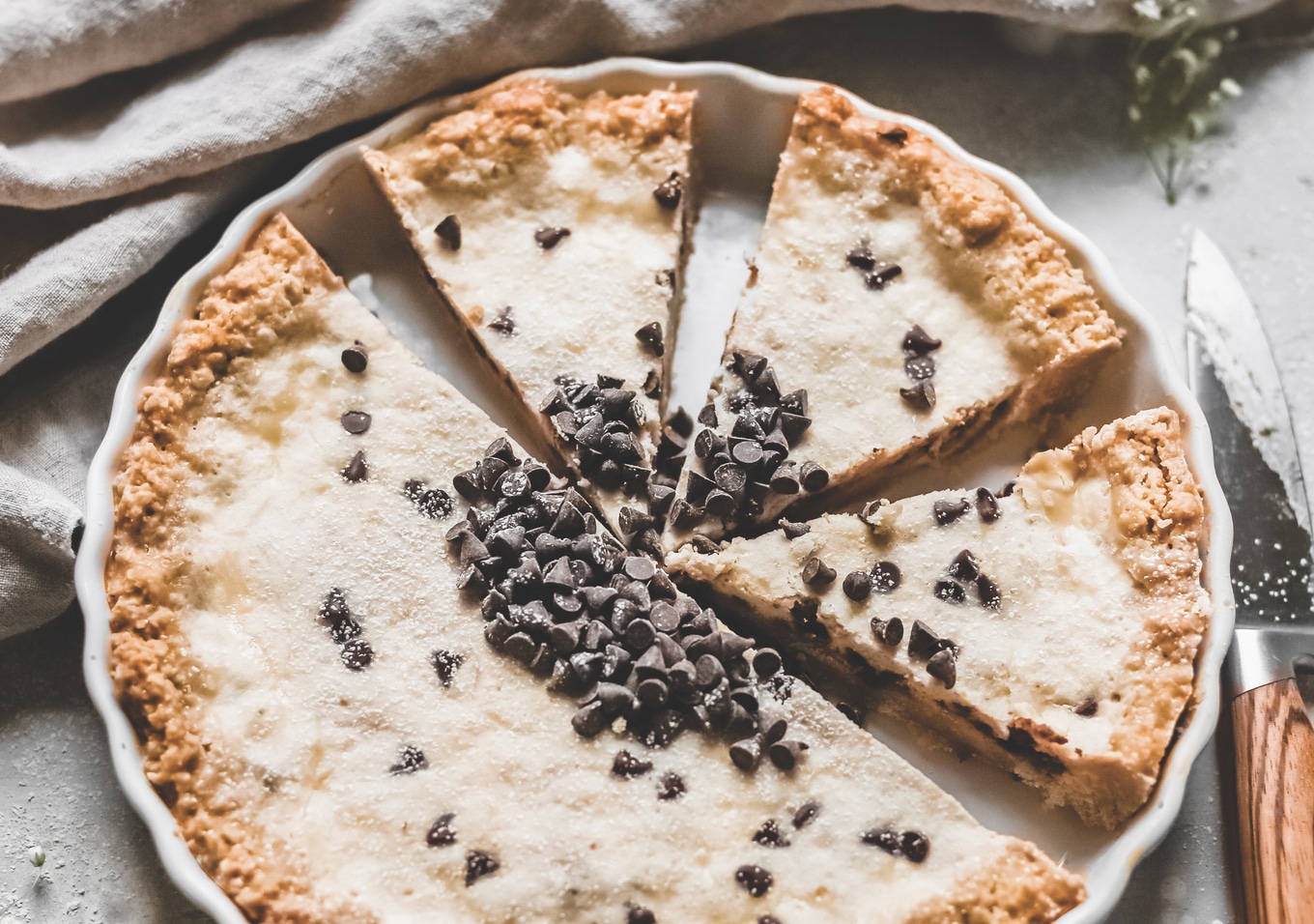 VegNews.Cannoli Tart